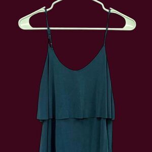 Mudd-clothing Women's Green and Blue Vest